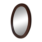 Miroir ovale vintage de style scandinave années 80/90