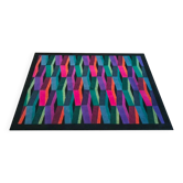 Stunning 1980s Italian post-modern wool rug by Missoni for T&J Vestor