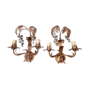Paire d'appliques hans