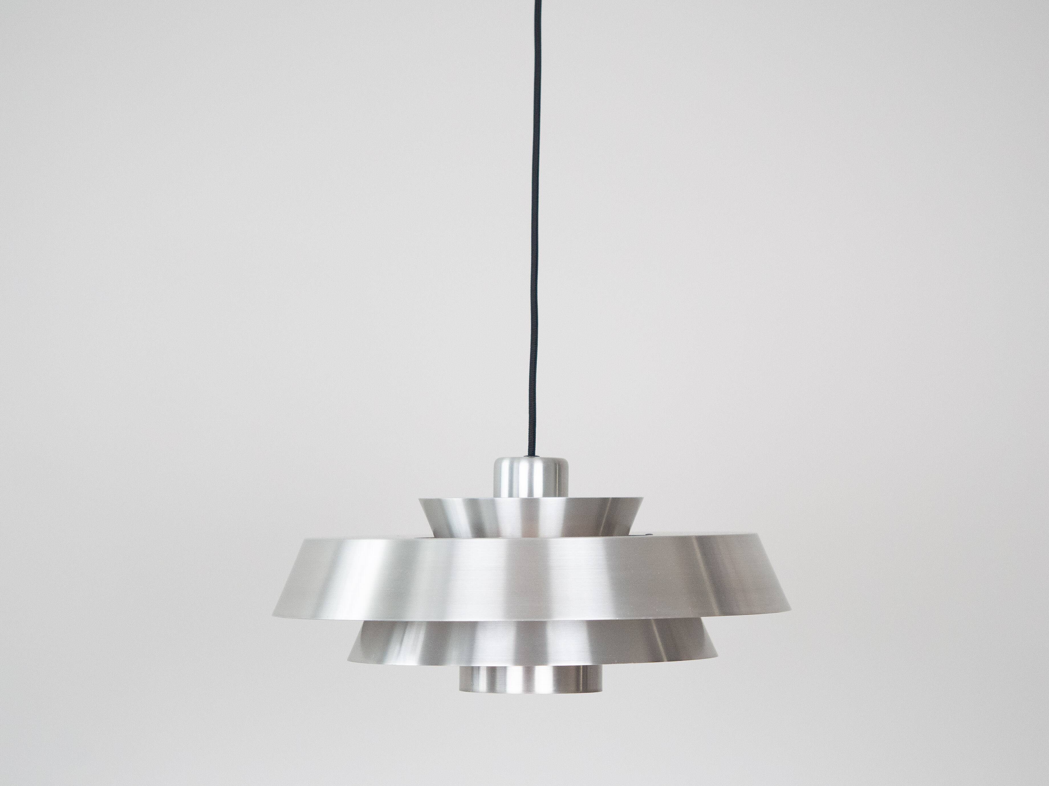 Danish vintage Nova pendant lamp by Jo Hammerborg, Fog og Morup, 1963