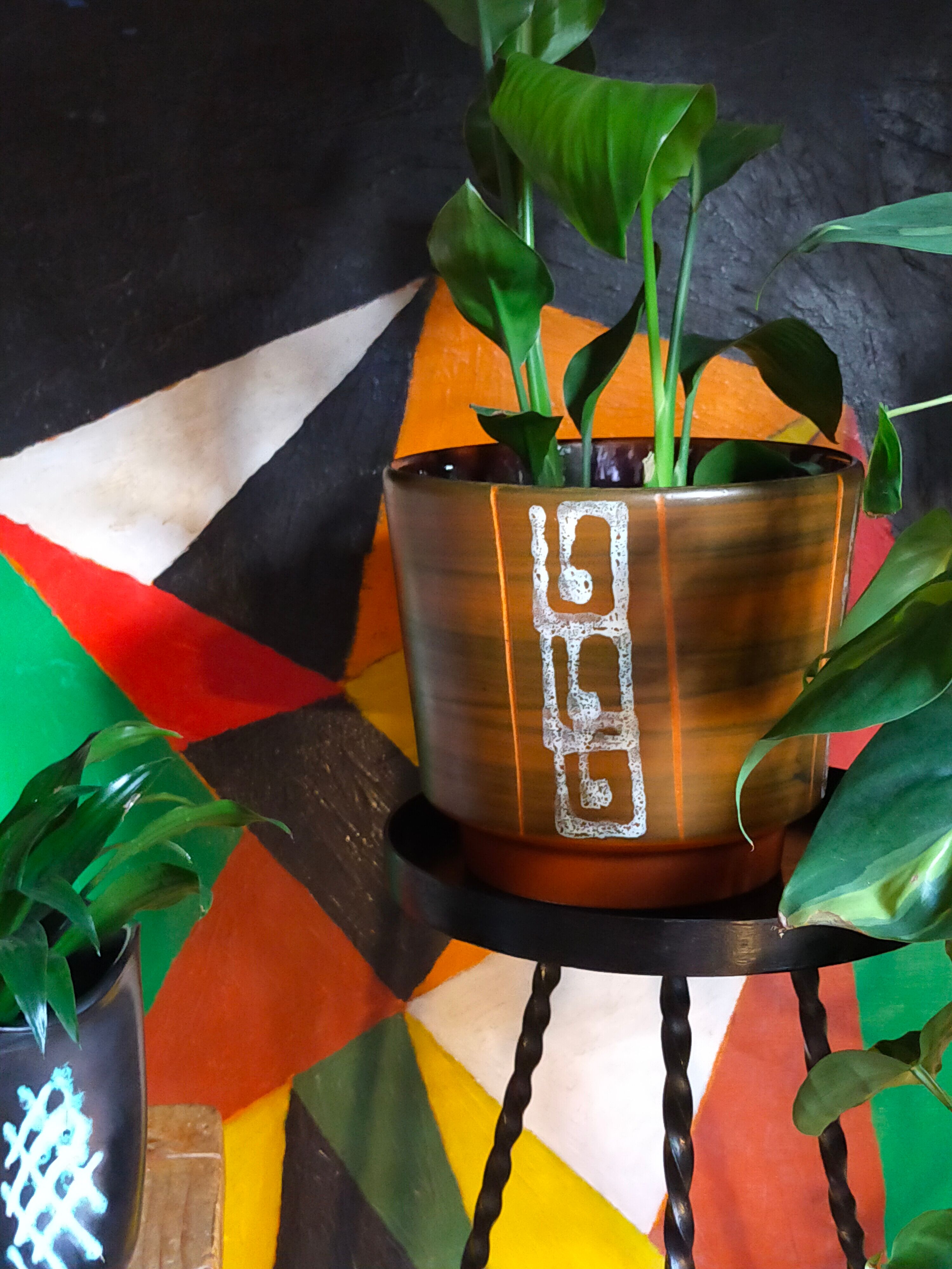 Ceramic pot cover 50s