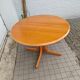 Vintage Round Extendable Dining Table - Wood - Extendable Table - Dining Table