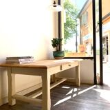 Solid wood coffee table
