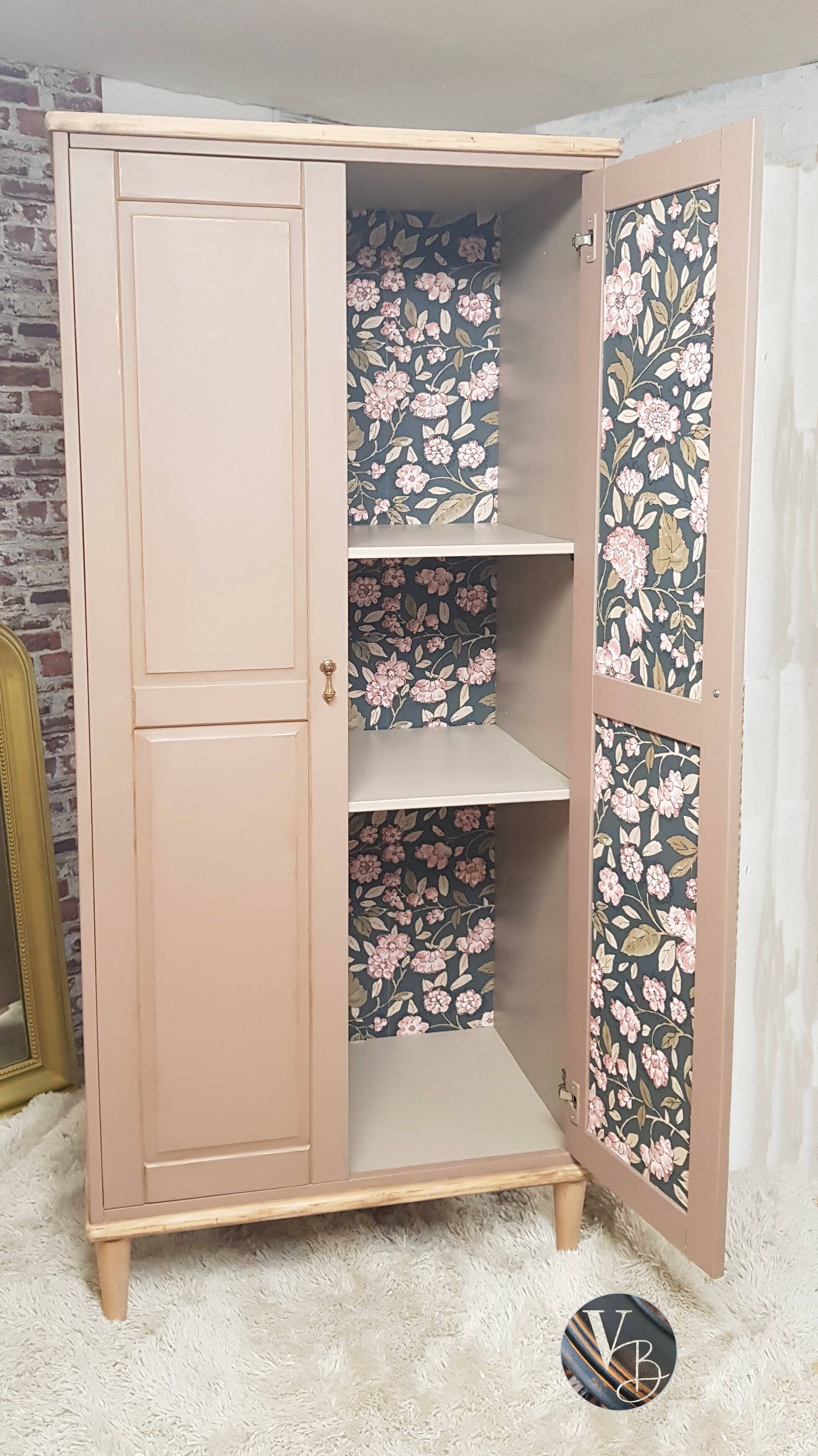 Old pink wardrobe