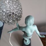 Art-deco dancer lamp