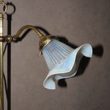Art deco brass table lamp
