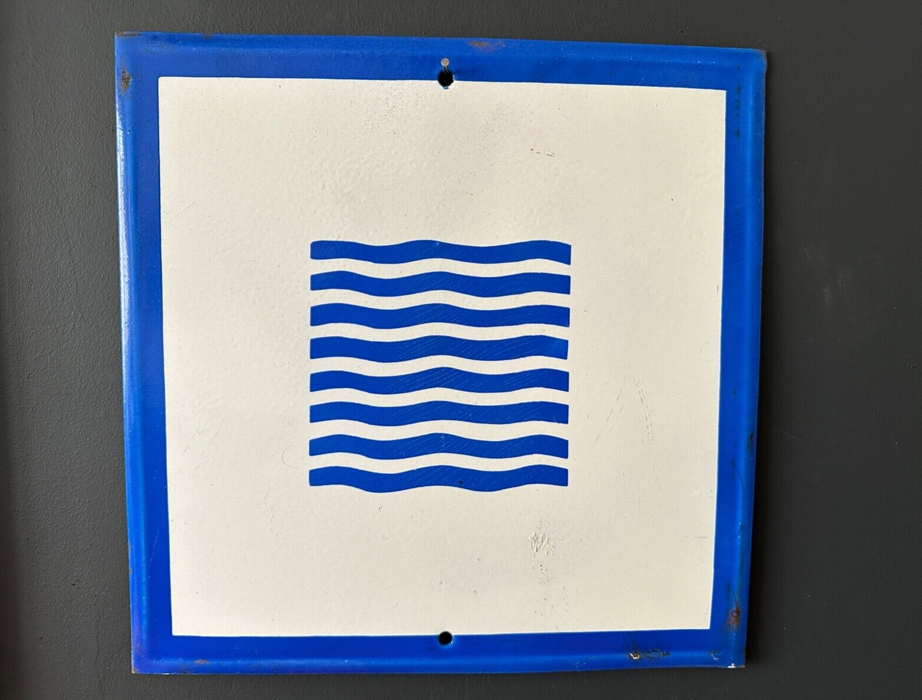 Europe industrial enamel sign