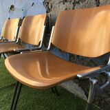 Set of 6 chairs by Giancarlo Piretti