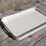 large rectangular tray with handles