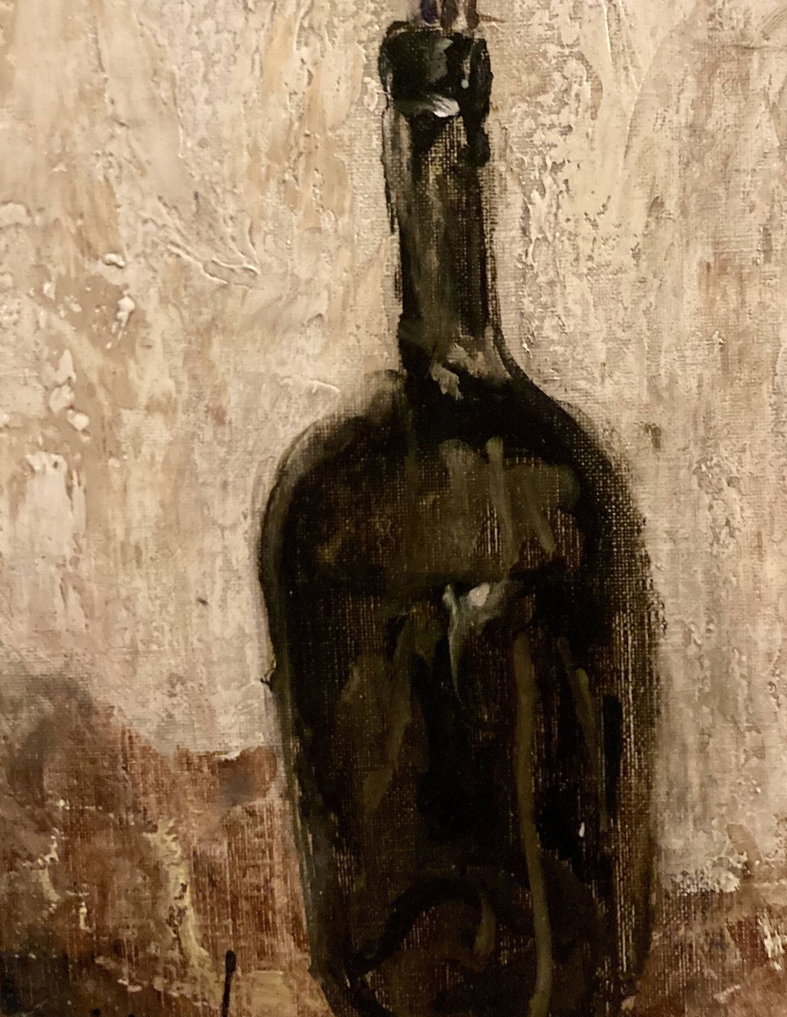 Huile sur toile des années 1970