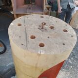 Superb early 19th century church tabernacle in gilded stuccoed wood