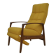 Mid-century armchair with folding footrest, 1960s