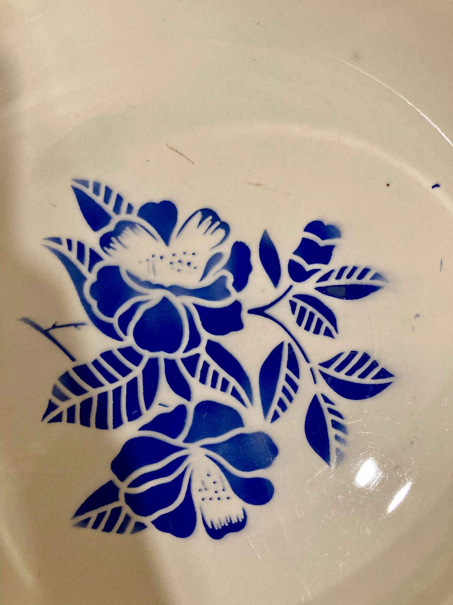 Round dish Digoin Sareguemines