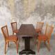 Massive wooden refectory table 1950