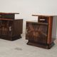 Pair of bedside tables by Jindrich Halabala for Up Zavody art deco 1950