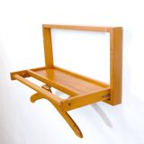 Scandinavian pine wall valet from the 60s-70s.
