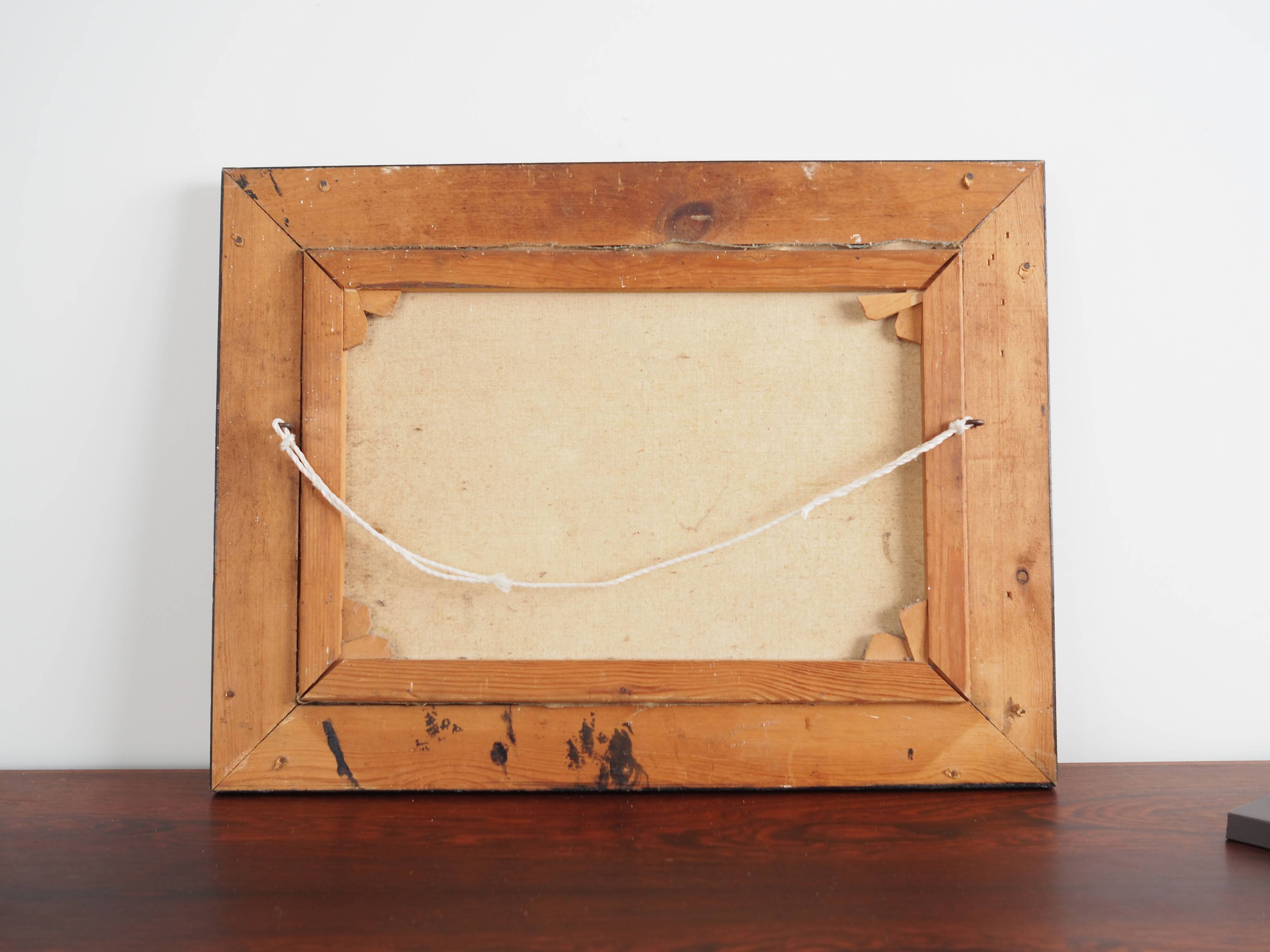 Painting „The Way to Home”, Scandinavian design, 1970s, by V. Kier