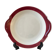 Cake dish / pie Badonviller burgundy 50s