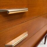 Vintage chest of drawers with spindle legs