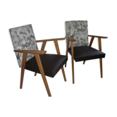 Scandinavian style vintage armchairs