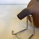 Signed terracotta vase