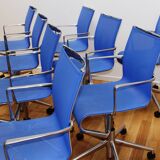 Suite of 8 RollingFrame office chairs, Alias