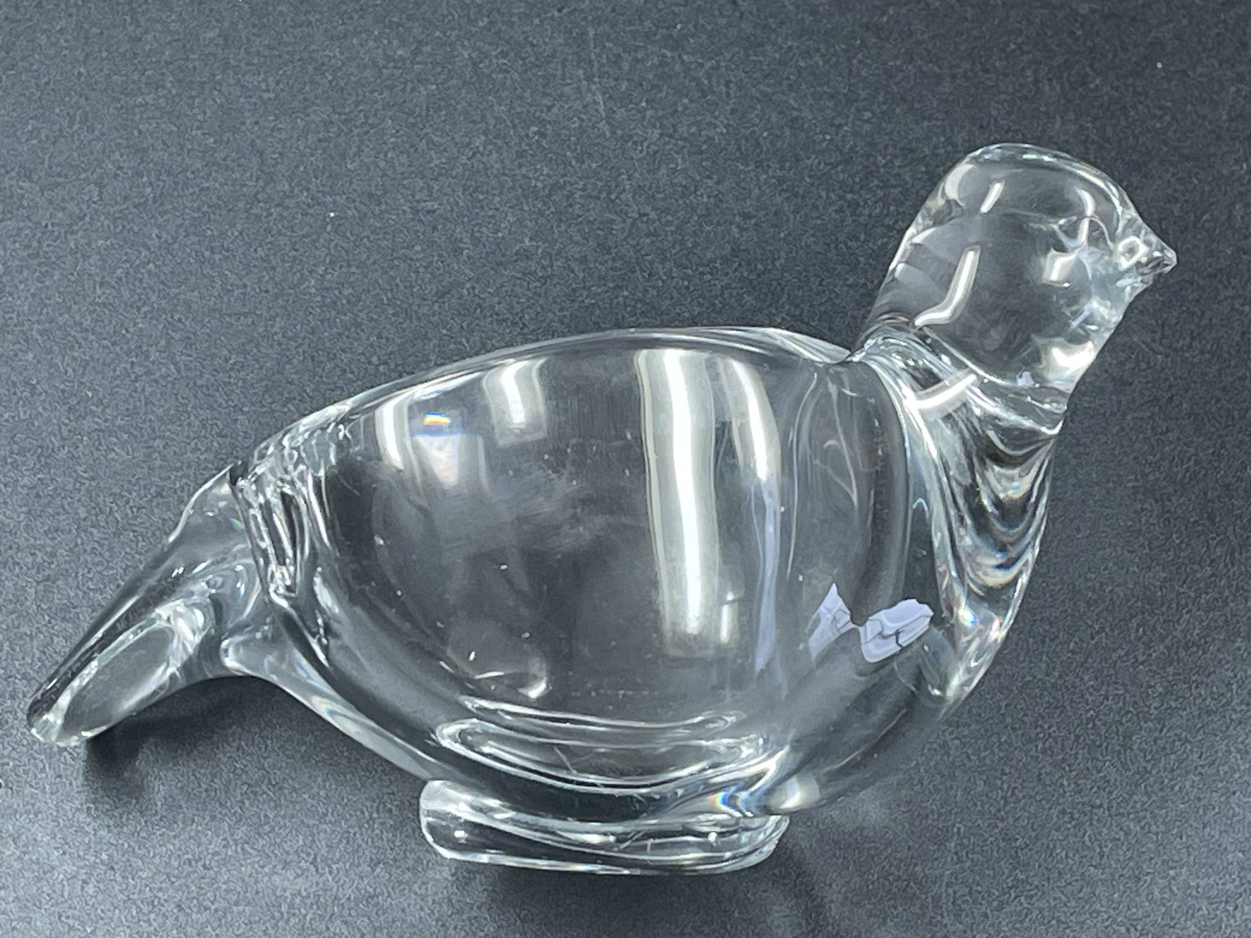 Crystal of Vannes tidy figurine bird
