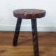 Tabouret de ferme tripode