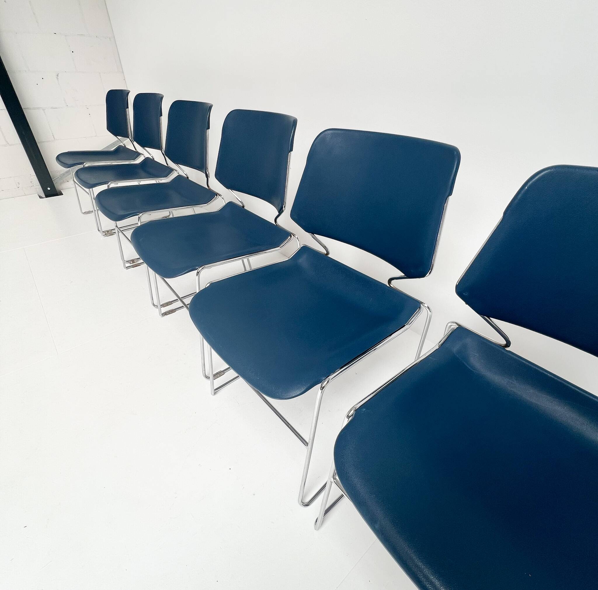 Stackable Matrix Krueger chair by Thomas Tolleson, 1970s