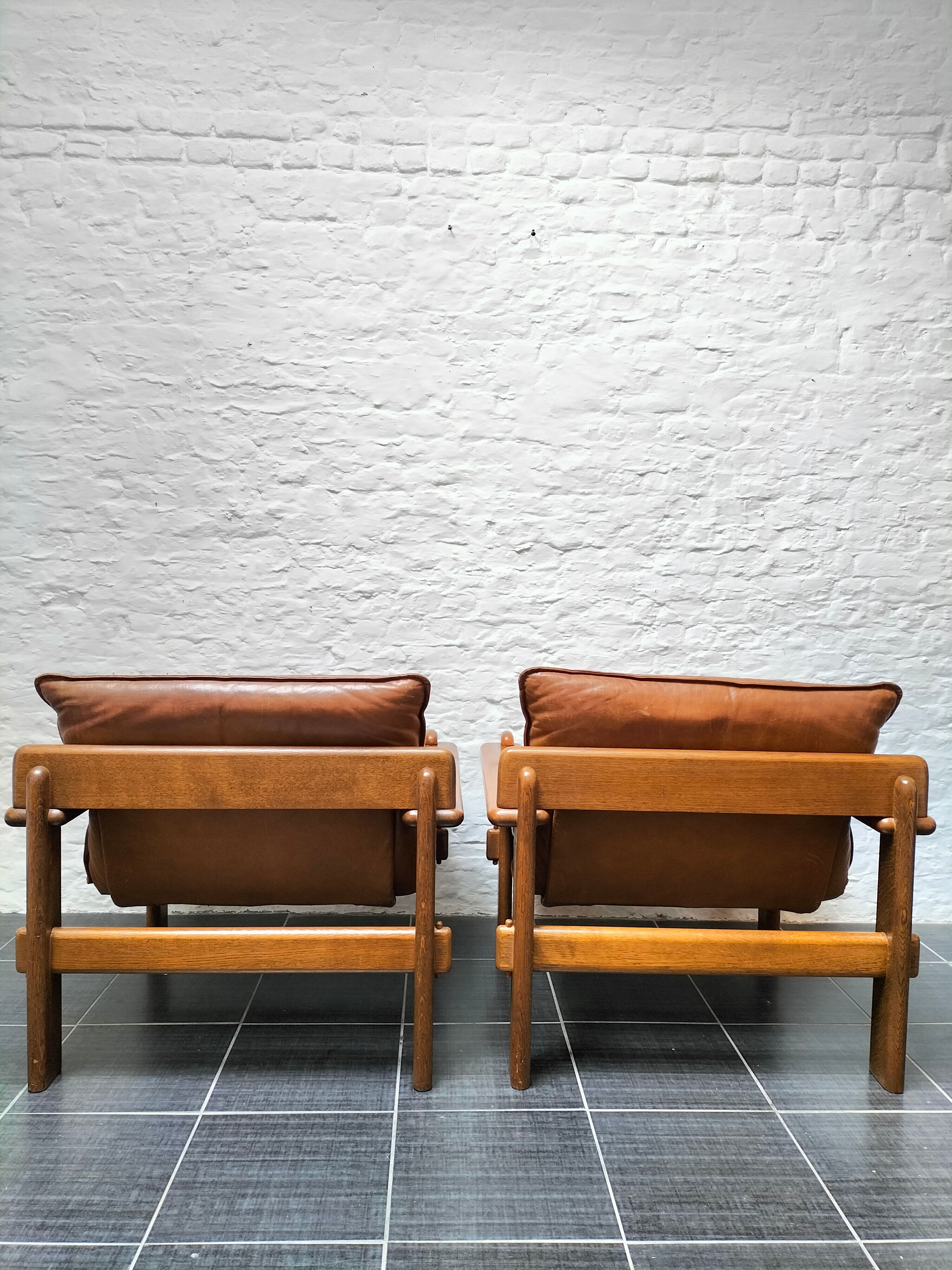 Pair of vintage armchairs year 1970
