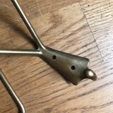 2 brass hooks