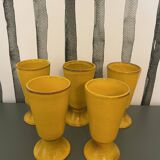 Yellow mazagrans from the 1970s