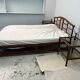 1970s vintage rattan bed