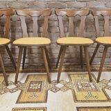 Set of 4 bistro chairs 1960