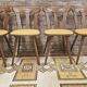 Lot de 4 chaises bistrot 1960