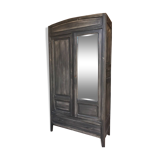 Vintage cabinet repainted in grey