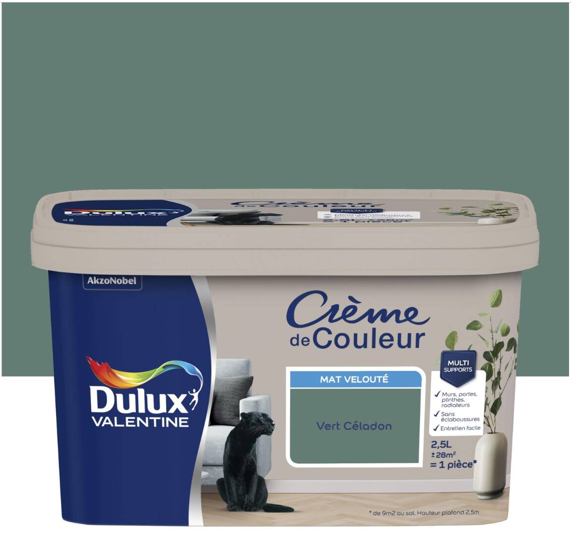 Vintage dresser, celadon green