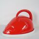 Cheese bell mouse red ceramic design vintage Italy