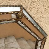 Antique mirror in gilded wood 85 x 59 cm