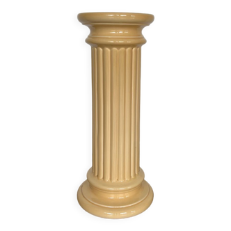 Vintage empire ceramic yellow column