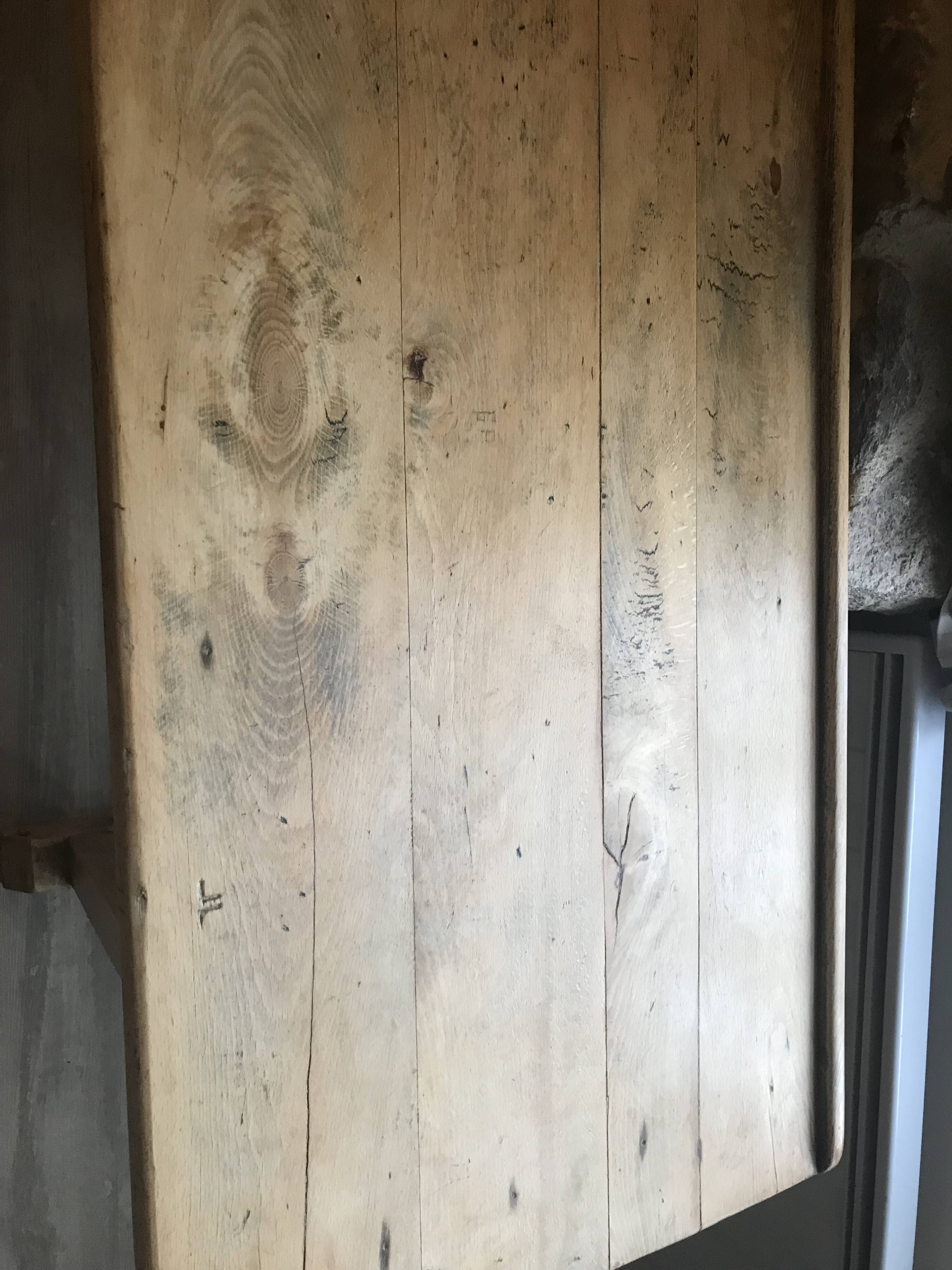 Workshop table, solid wood console