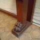 Mahogany empire style console