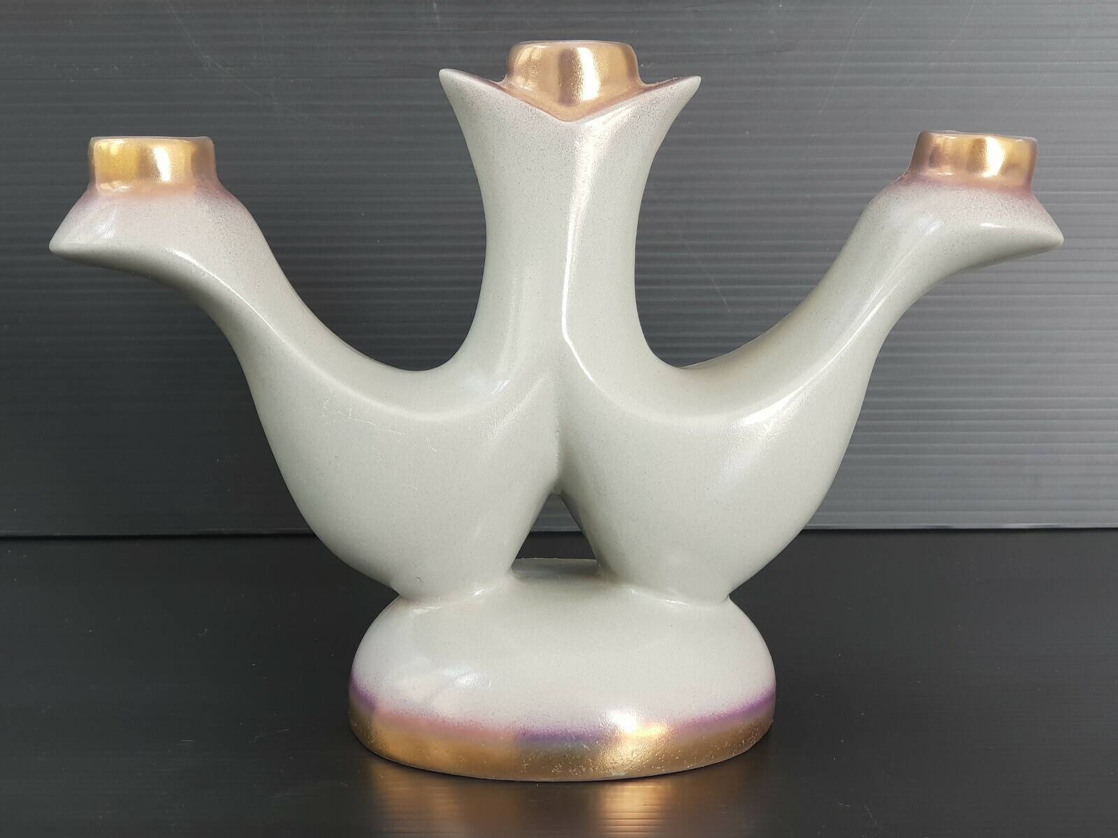 Vintage ceramic candle holder 1960