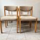 Set of 4 Scandinavian Baumann chairs in solid elm – 1970s
