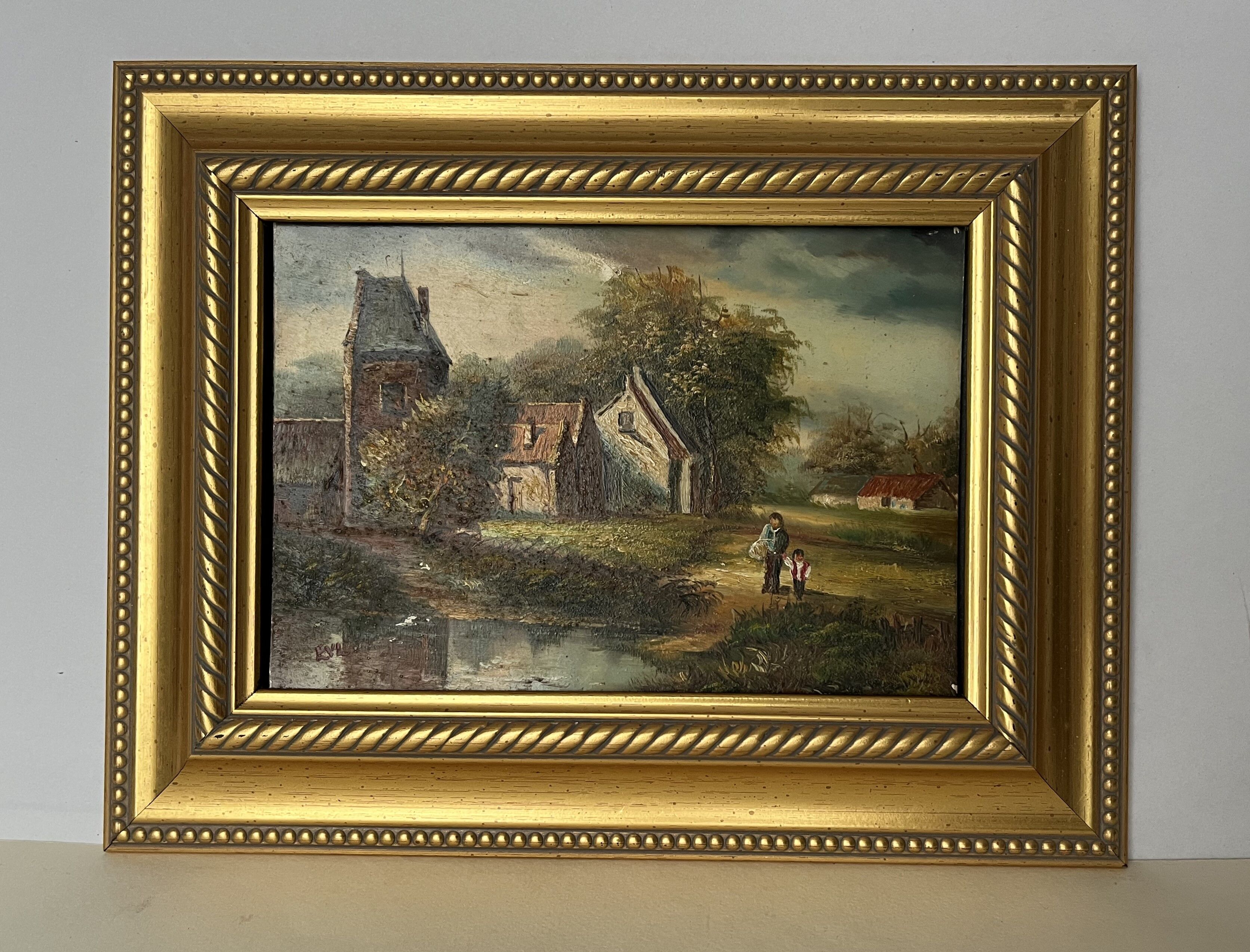 Painting, oil on panel