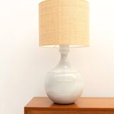 Elegant French White ceramic table lamp