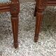 Pair of Louis XVI style medallion armchairs