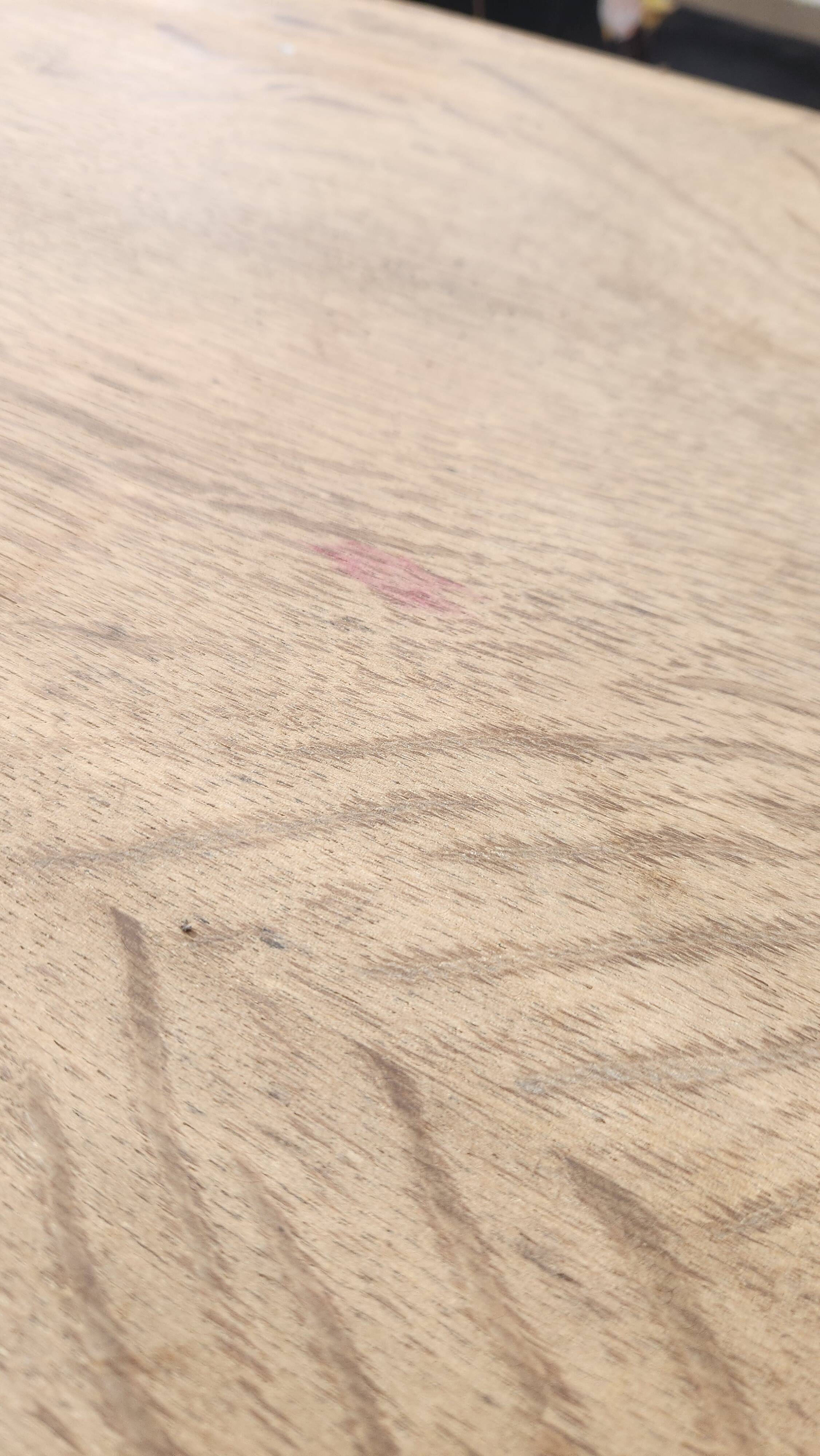 Sanded beechwood table from the 1940s