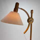 Adjustable pinewood floorlamp, 1970s