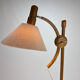 Adjustable pinewood floorlamp, 1970s